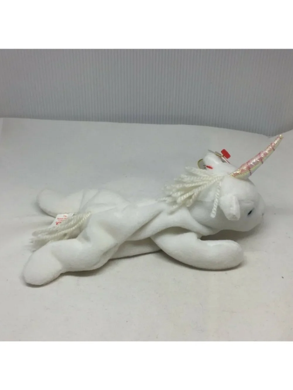 Ty Beanie Baby Mystic Unicorn Plush Toy White With Tags 1994 Vintage Collectible